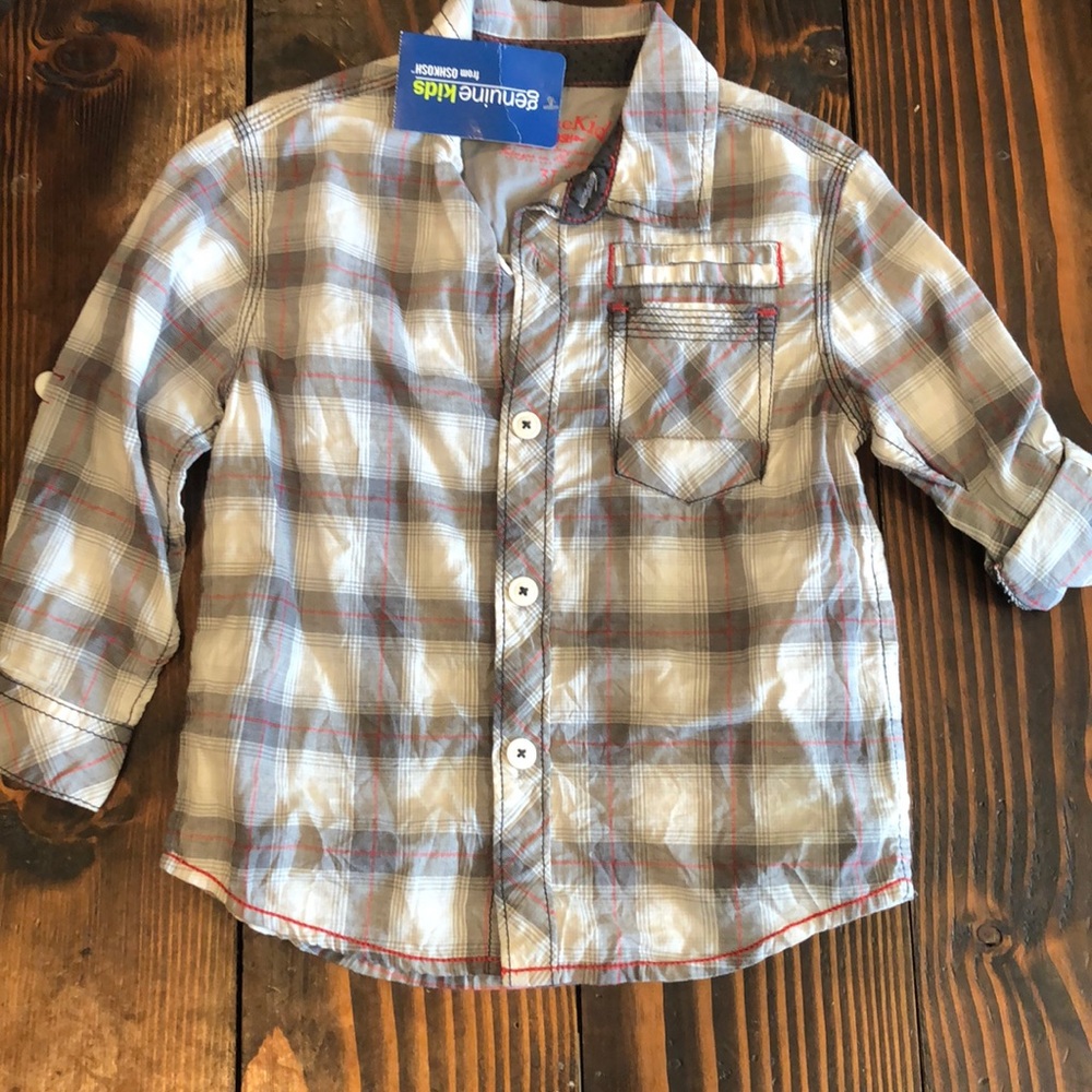 Button down tee